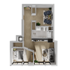1 Bedroom plus Den B